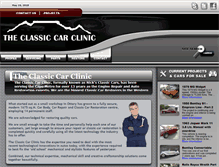 Tablet Screenshot of classic-car-clinic.co.za